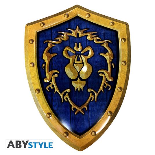 World Of Warcraft Placca Metallica Alliance Shield 26x35cm