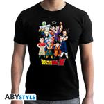 Dragon Ball: Dbz/ Goku'S Group Black New Fit (T-Shirt Unisex Tg. 2XL)