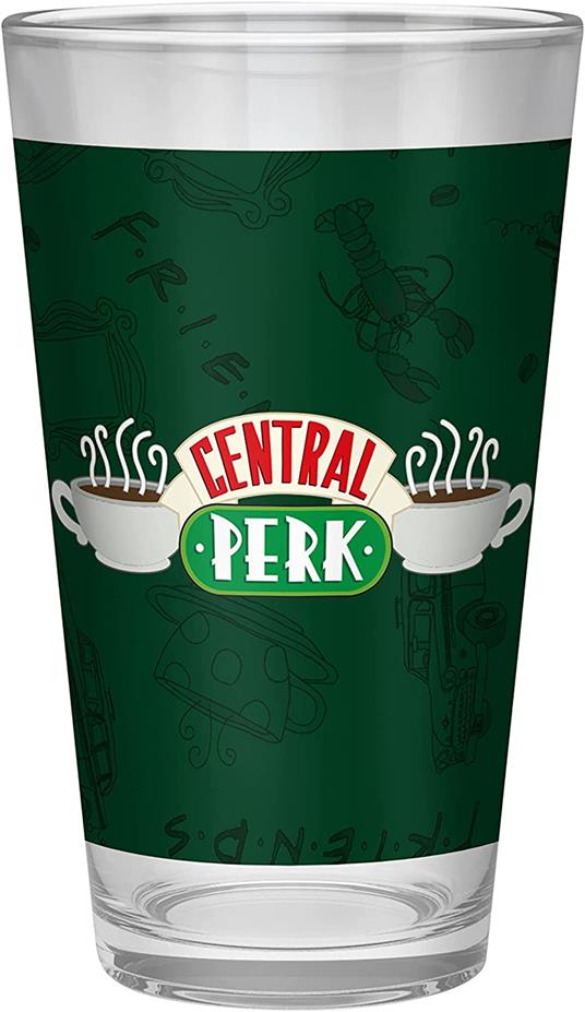 Friends - Pck Xxl Glass + Spilla + Pocket Agenda "central Perk - 2