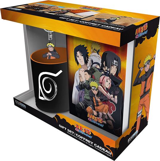 Naruto Shippuden - Tazza Mug320ml + Portachivi Pvc + Agenda - Abystyle