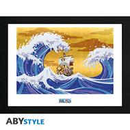 One Piece: ABYstyle - Thousand Sunny (Framed Print 30x40 Cm / Stampa In Cornice)