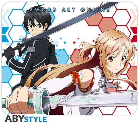 Sword Art Online - Flexible Tappetino Per Mouse - Kirito E Asuna