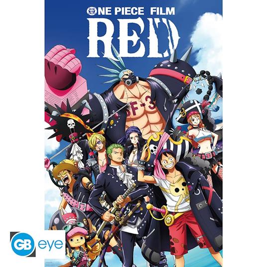 One Piece: GB Eye - Red - Full Crew (Poster 91.5X61)