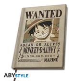 Taccuino A5 One Piece Wanted Monkey D.Luffy