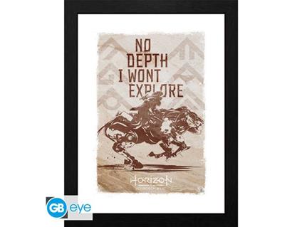 HORIZON RAW MATERIALS - Framed print "No Deptht" (30x40)