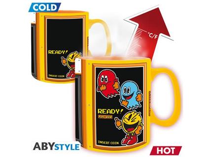 Pac-Man Tazza Cambia Colore 460 Ml Arcade Abystyle