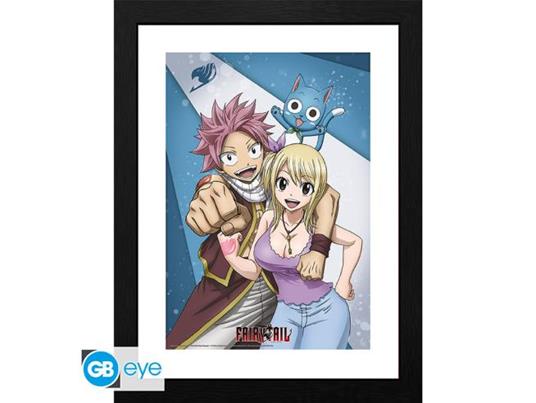 FAIRY TAIL - Framed print "Natsu & Lucy" (30x40)