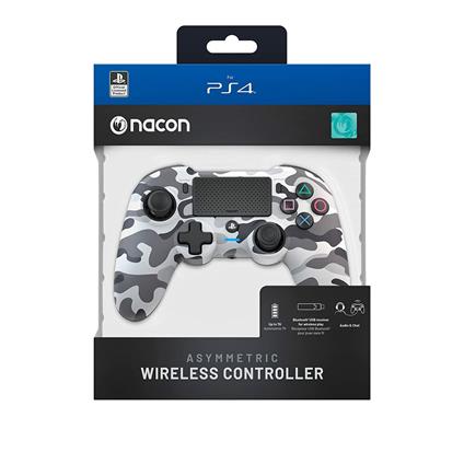 NACON Asymmetric Mimetico, Grigio Bluetooth Gamepad PC, PlayStation 4