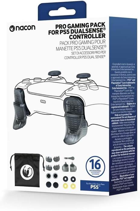 Pro Gamer Pack - grilletti e pulsanti ergonomici PS5