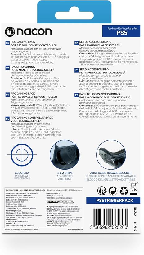 Pro Gamer Pack - grilletti e pulsanti ergonomici PS5 - 2