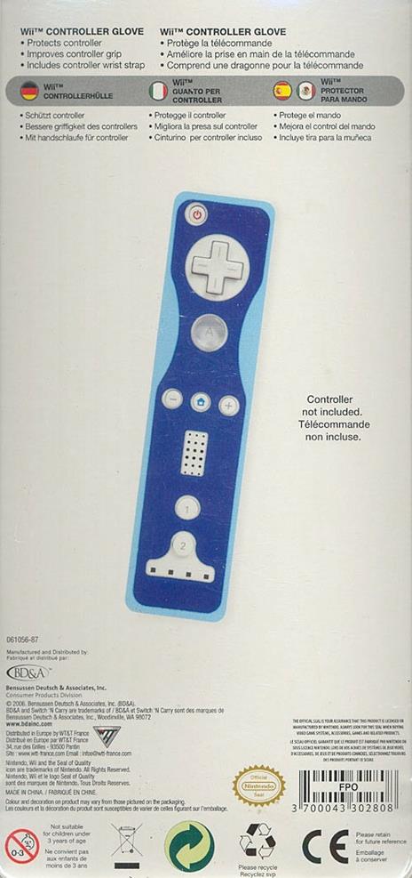 BD&A WII Controller Glove - 2