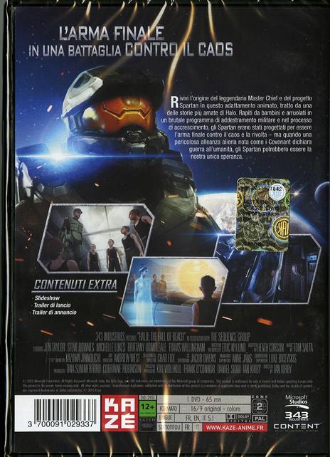 Halo. The Fall of Reach di Ian Kirby - DVD - 2