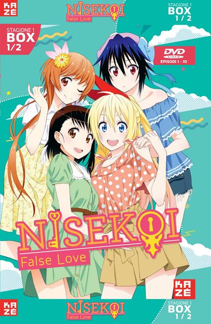 Nisekoi. False Love. Stagione 1. Parte 1 (2 DVD) di Akiyuki Shinbo - DVD