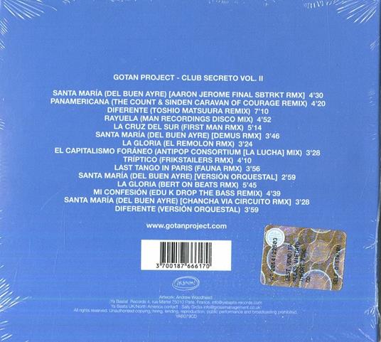 Club Secreto vol.2 - CD Audio di Gotan Project - 2