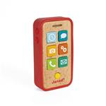 Janod Telefono sonoro per bambini (in legno), gioco di imitazione, per bambini dai 18 mesi in su, J05334