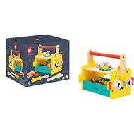 Janod - Cassetta degli Attrezzi Robot Brico''Kids con 25 Accessori