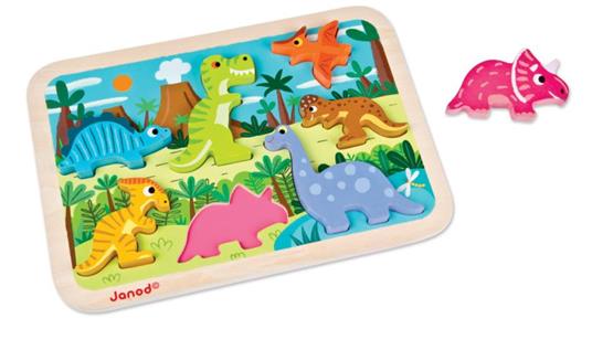 JANOD 07054 Puzzle con formine 7 pezzo(i)