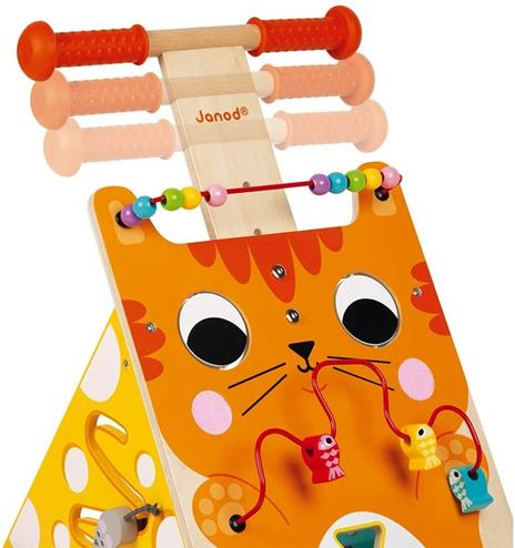 Janod- Gatto Carrello multiattività in Legno, Multicolore, J08005 - 6