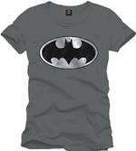 T-Shirt uomo Batman. Cracked Silver Logo