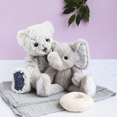 Peluche Orso Grigio 25 Cm - 4