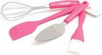Set 4 Utensili plastica Rosa 29 x 12 x 12 cm 4 unità - Rosa
