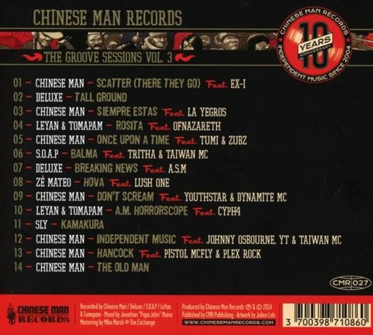 Groove Sessions vol.3 - CD Audio di Chinese Man - 2