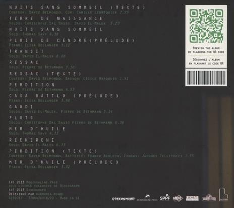 Ressac - CD Audio di Christophe Dal Sasso - 2