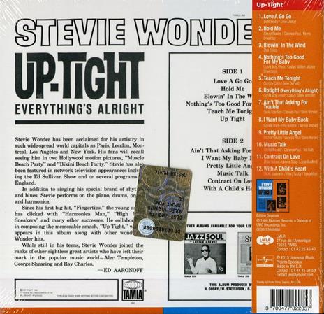 Uptight (Collector Edition) - CD Audio di Stevie Wonder - 2
