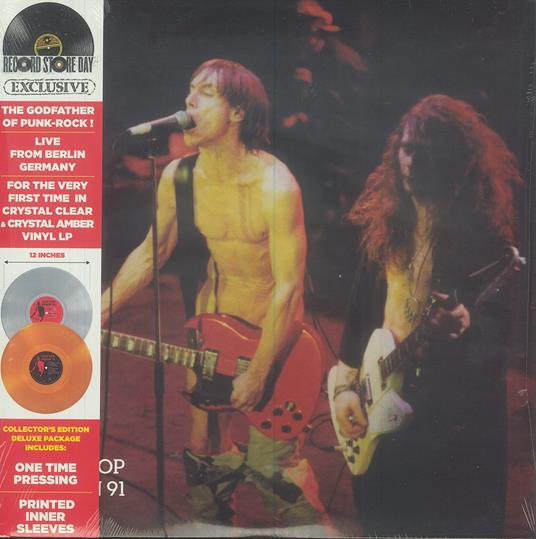 Live In Berlin 1991 - Vinile LP di Iggy Pop
