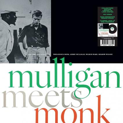 Mulligan meets Monk - Vinile LP di Thelonious Monk,Gerry Mulligan