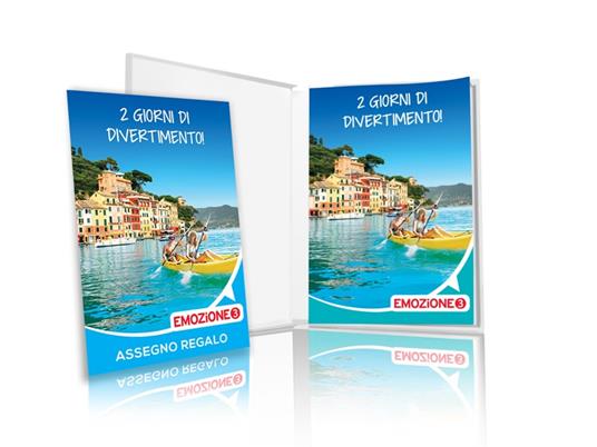 EMOZIONE3 - 2 giorni di divertimento! - Cofanetto regalo - 1 notte con colazione e 1 attività di svago per 2 persone - 3