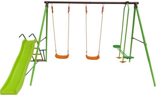 Altalena acciaio "Enzo" quattro - 1.96 m