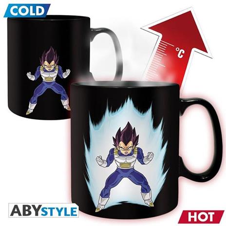 Dragon Ball. Mug Heat Change. 460 Ml. Dbz/ Vegeta. With Box X2