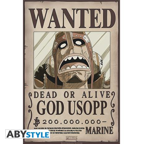One Piece. Poster Wanted Usopp New (52X38) - 2