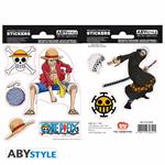 One Piece. Stickers. 16X11Cm/ 2 Sheets. Luffy & Law X5