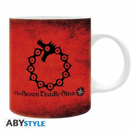 The Seven Deadly Sins. Mug. 320 Ml. Emblems. Subli. With Box X2