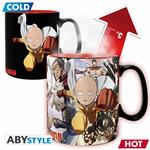 One Punch Man. Mug Heat Change. 460 Ml. Heroes. With Box X2