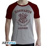 T-Shirt Unisex Tg. 2XL Harry Potter: Alumni Grey & Red Premium