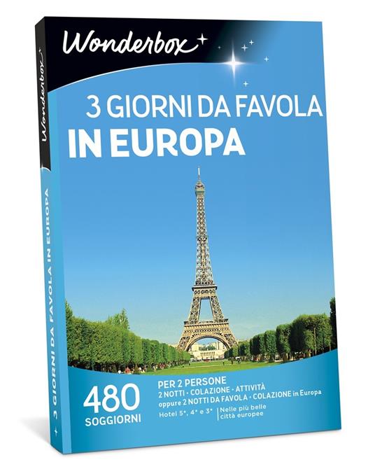 Cofanetto 3 Giorni Da Favola In Europa. Wonderbox - 2