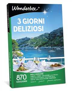 Idee regalo Cofanetto 3 Giorni Deliziosi. Wonderbox Wonderbox Italia