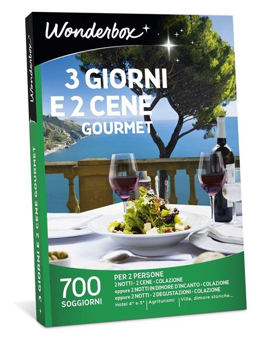 Cofanetto 3 Giorni E 2 Cene Gourmet. Wonderbox - 2