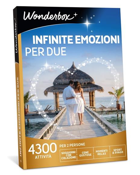 Cofanetto Infinite Emozioni Per Due. Wonderbox - 2