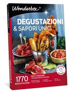 Idee regalo Cofanetto Degustazioni & Sapori Unici. Wonderbox Wonderbox Italia