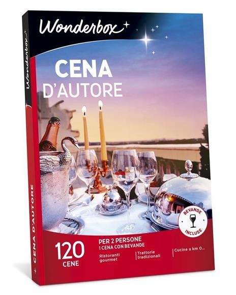 Cofanetto Cena D'autore. Wonderbox