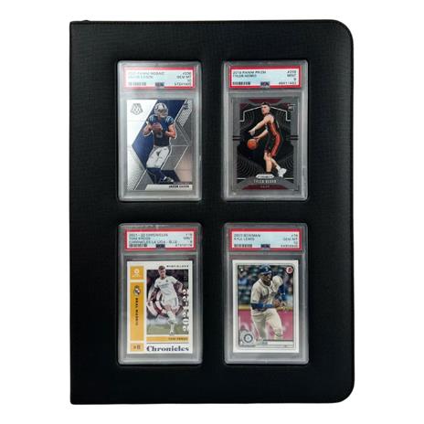 Evoretro - Premium Card Slab Binder with Window Black