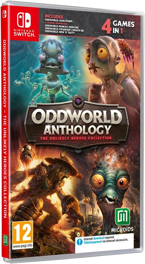 Oddworld Anthology Unlikely Heroes Collection 4 in 1 (CIAB) - SWITCH
