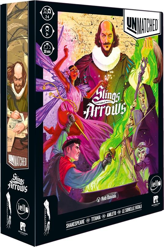 Unmatched - Slings and Arrows. Gioco da tavolo