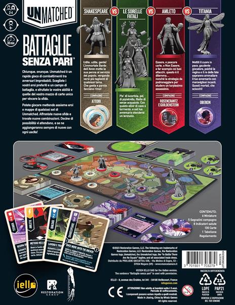 Unmatched - Slings and Arrows. Gioco da tavolo - 2