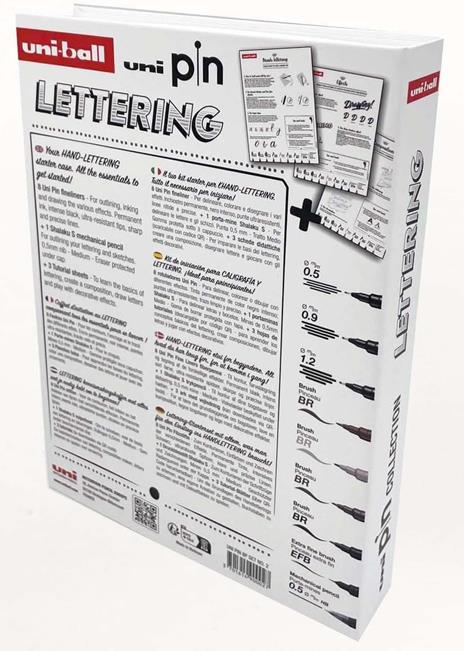 Uni pin starter kit lettering - 3