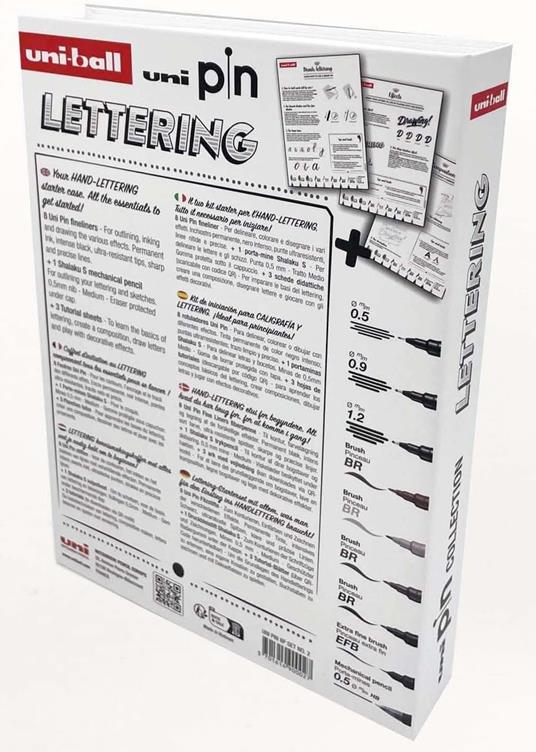 Uni pin starter kit lettering - 3